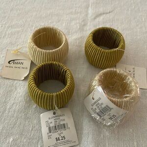 Set of 4 Aman Napkin Holders